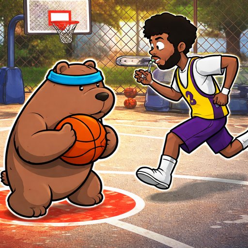 how to play Bear Basketball